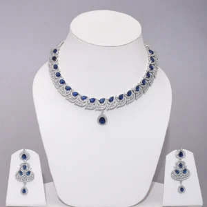 Blue Sapphire AD Choker