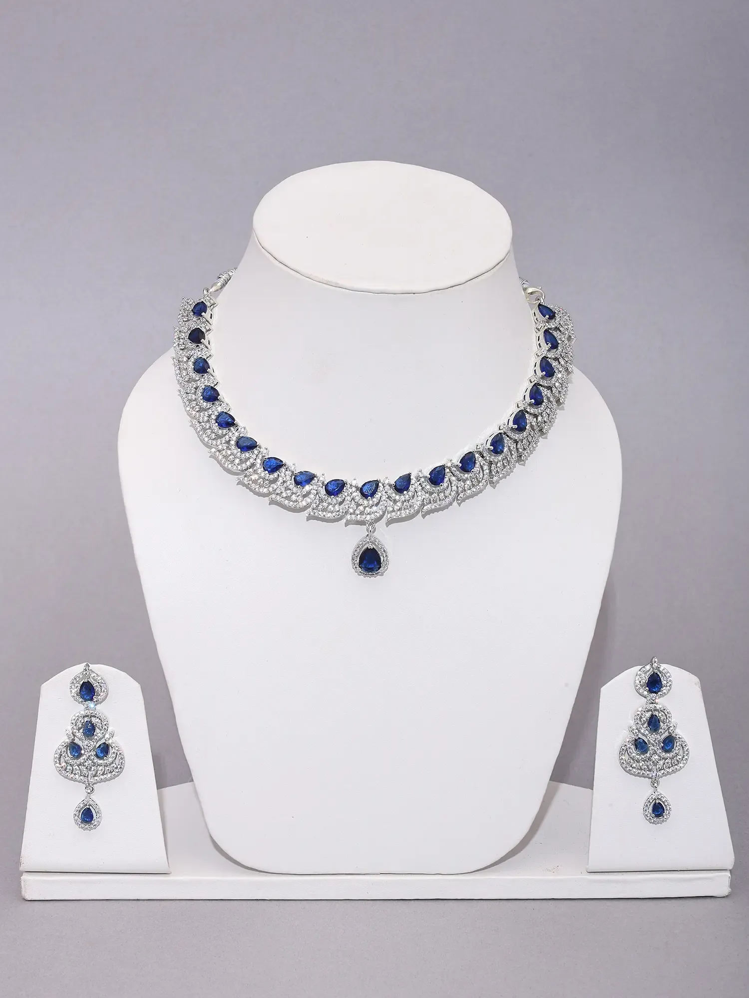 Blue Sapphire AD Choker