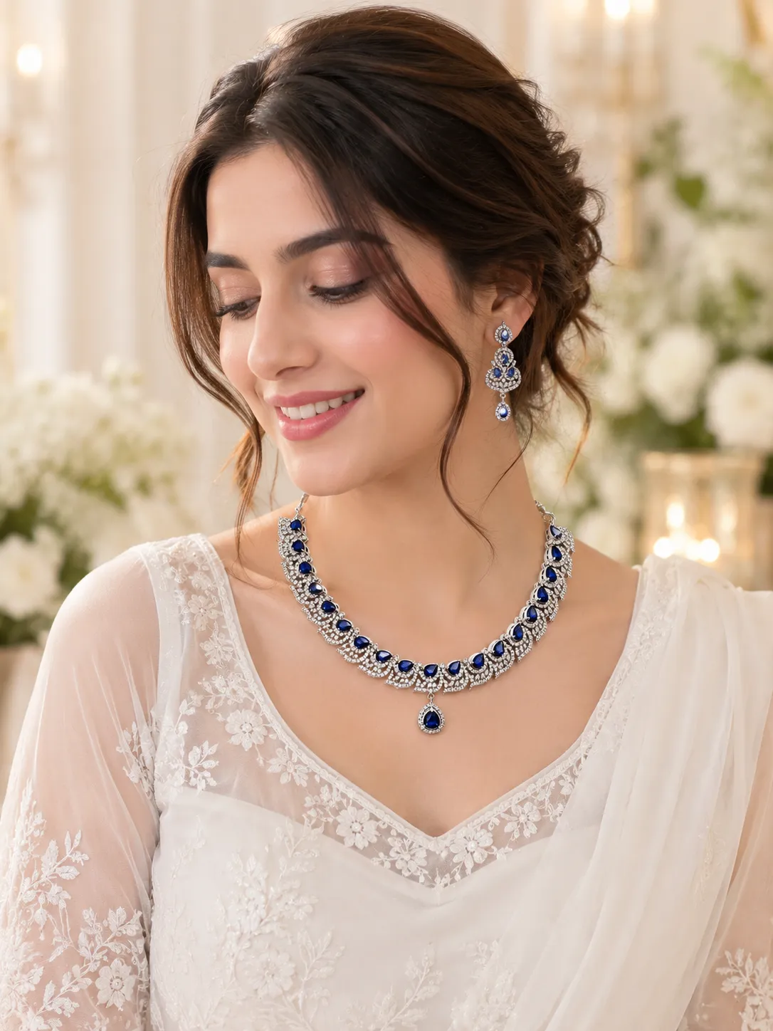 Blue Sapphire AD Choker - Image 5